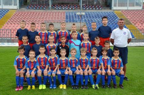 Echipa de copii născuţi în anul 2005 a clubului FC Bihor a câştigat turneul de la Timişoara 